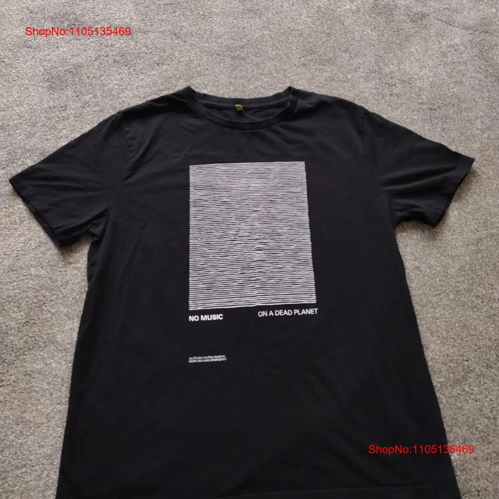 Joy Division Peter Saville XL T Shirt No Music On A Dead Planet VGC vintage Washed Slightly streetwear Top For Everyday Wear