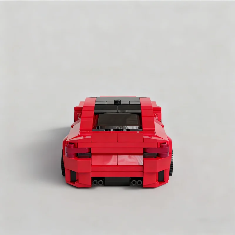 298pcs MOC BMWedd City Champions Super Auto Modelbouw Speelgoed Blokken Architectuur Kerstcadeau DIY Monteren Creatief Idee