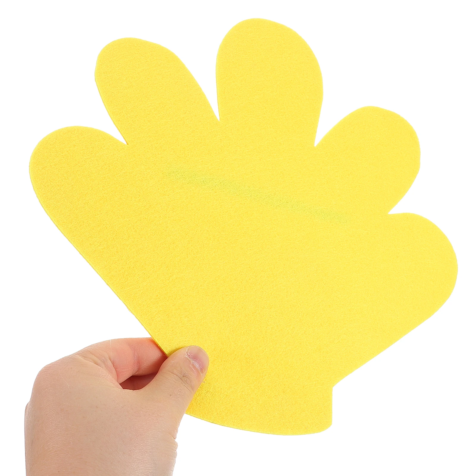 

2pcs Five Finger Gloves Comfortable Floral Decoration Kids Pom Poms Cheerleading Props Toddler Felt Giant H Girls Safe Durable