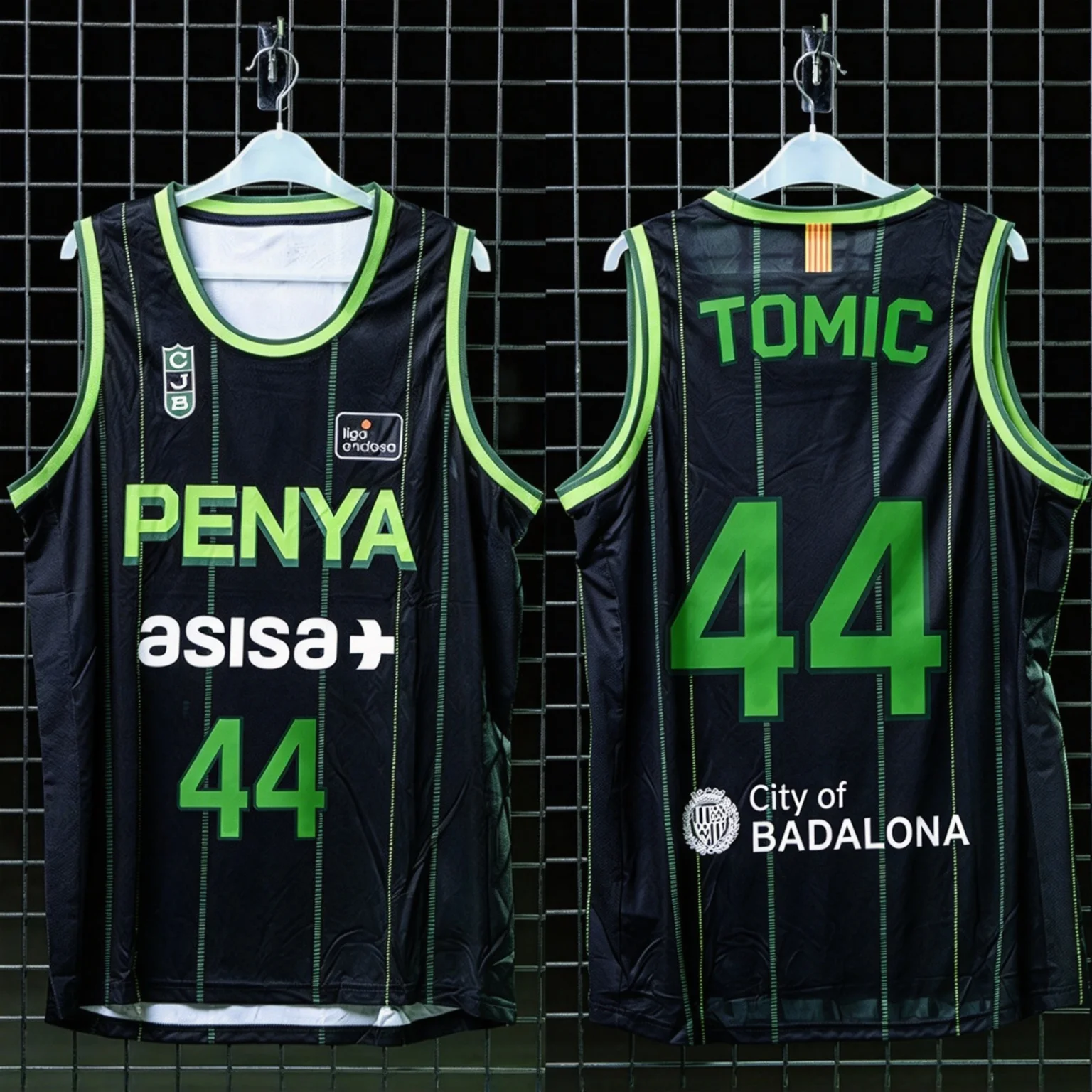 26/27 Joventut Badalona Rubio # 9 Laprovittola # 10 Basketball-Trikot Weste Spanien Basketball-Trikot Kinder Sport Schnelltrocknendes Tanktop – Detail 7