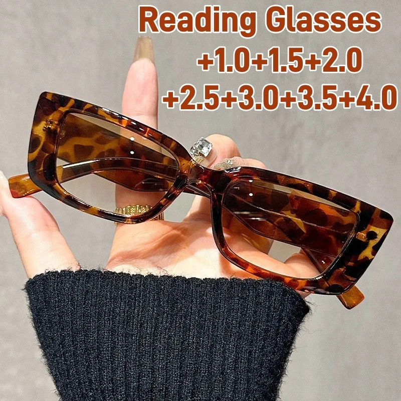 

Высококачественные очки для чтения в квадратной оправе, женские ретро-очки с защитой от синего света, очки для пресбиопии, уличные очки с защитой от ультрафиолета для мужчин