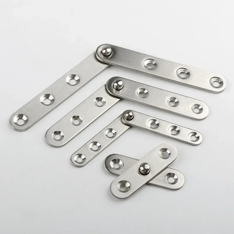 Stainless Steel Door Hinges Under 360 Degree Rotating Shaft Hinge Positioning Concealed Up And Down Locating Furniture Hinges