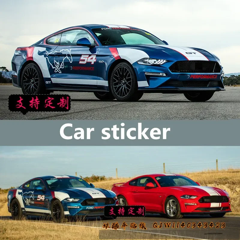 

FOR Ford Mustang Car Vinyl Decals Body Sticker pearance Customized fashion sports decal film accessories