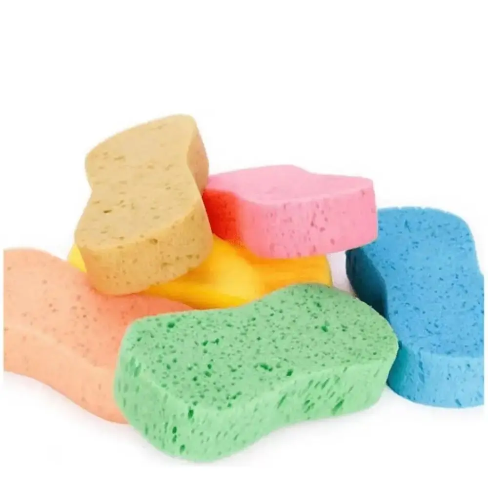 1Pc 8 Shape Car Wash Sponge Honeycomb High-density Compression Sponge Car Cleaning Sponge High Foam Washing Automotive Supply