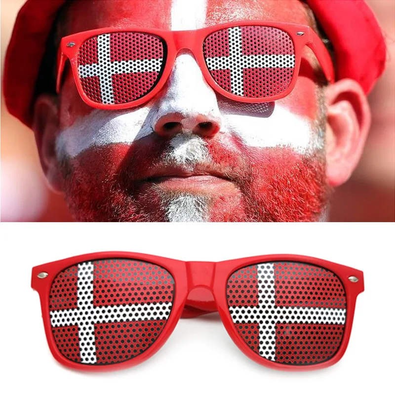 New Unisex Black Frame 42 Countries Flag Sun Glasses Decorative Spectacles Eyeglasses Frames for Party Women Men Sunglasses image 3