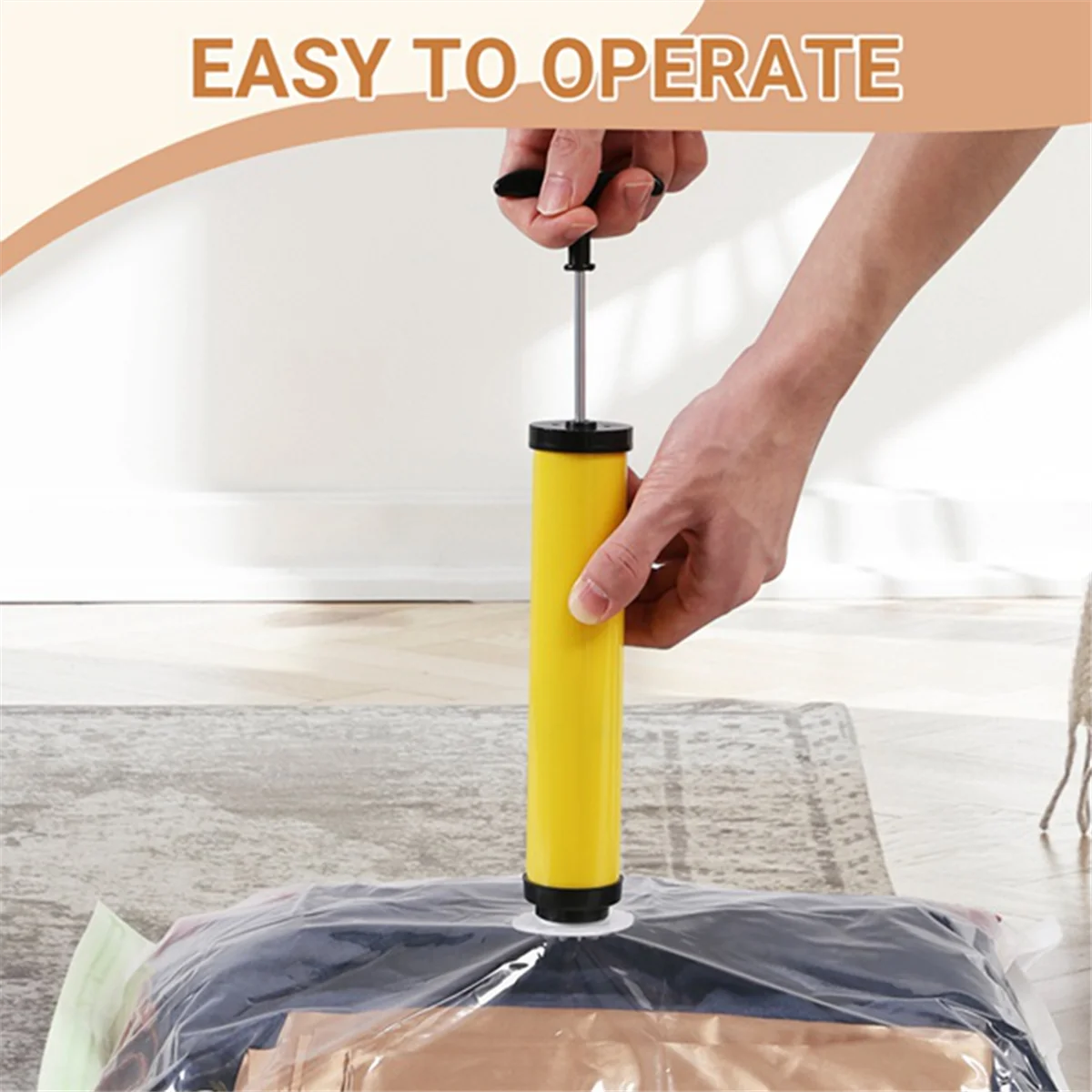 Vacuum Storage Compressed Bag Hand Air Pump Manual ToolJAS