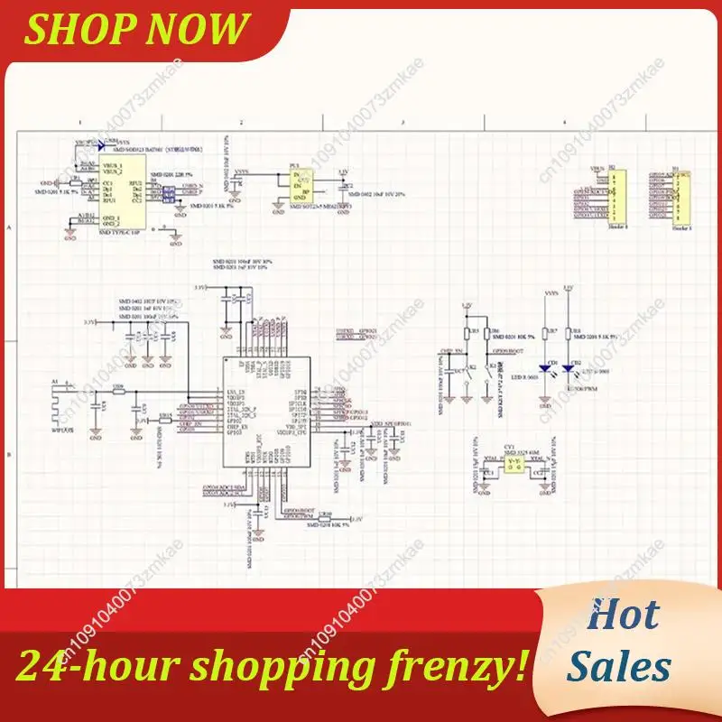 Daily Sale 6X ESP32-C3 Development Board ESP32 Mini Wifi Bluetooth Development Board Easy Expansion And Power Supply Flexibility