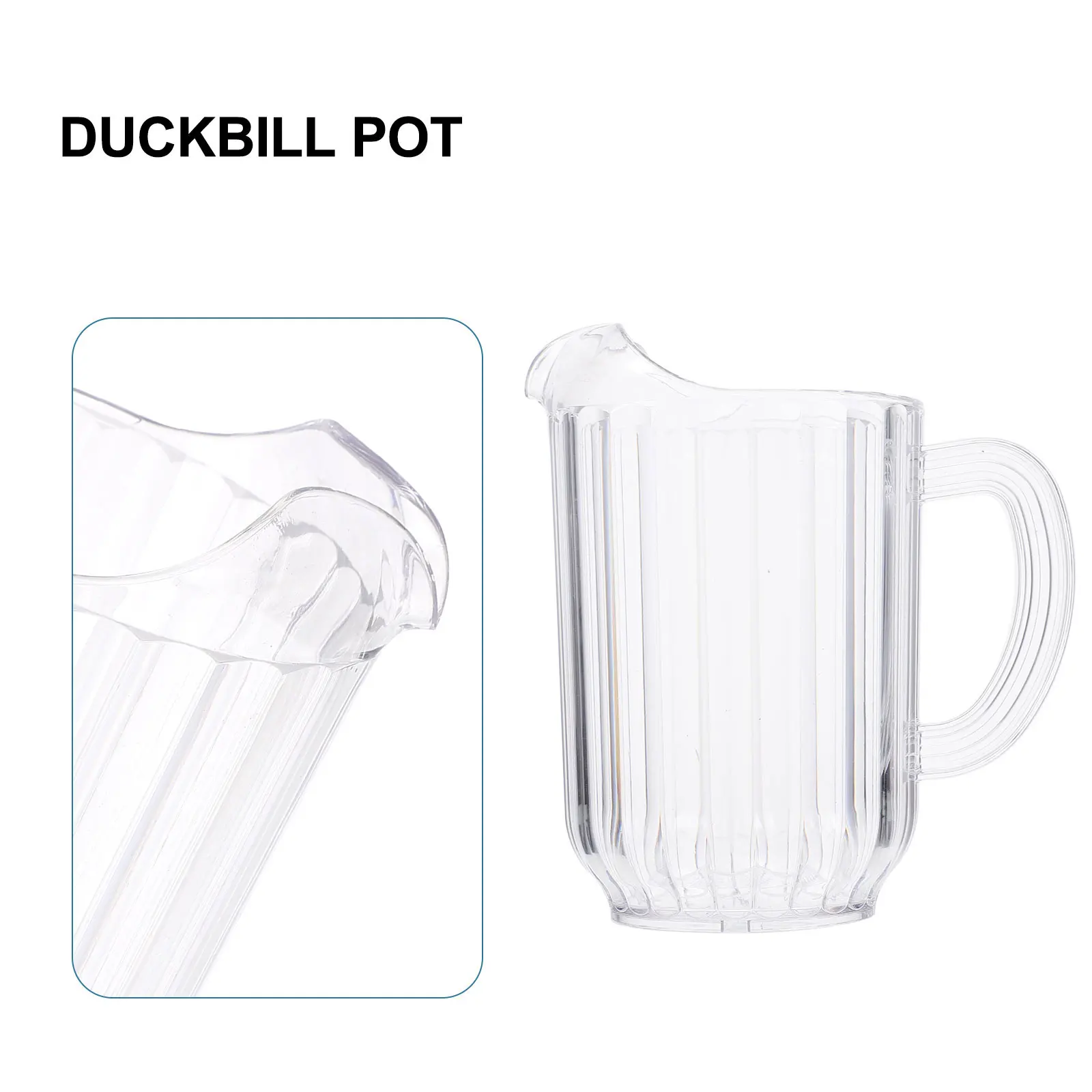 

Beverage Kettle Drink Pot Cold Water Jug Juicer Pitcher Water Kettle Kitchen Supplies Easy Clean Handle Design