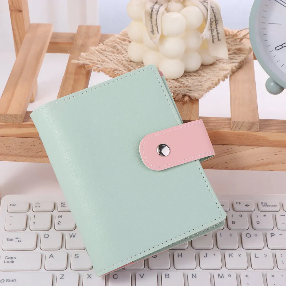 Fashion Mini Loose Leaf Notebook M5 PU Blank Page Portable Notebook Schedule Planner DIY Binder Notebook Diary