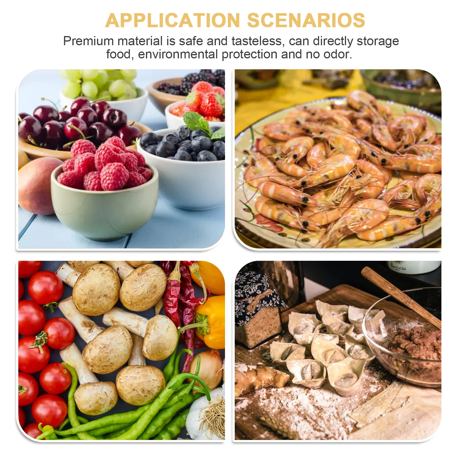 

Refrigerator Dumplings Box 2pcs with Lid Stackable Storage Container Kitchen Organizer Freezer Safe Food Holder Veggie Tray