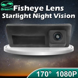 GreenYi 170° 1080P AHD Vehicle Rear View Camera for VW Volkswagen Golf Passat B7 B6 Tiguan Jetta MK6 Audi A3 A4 A5 Q5 A6 B6 car