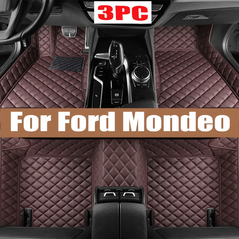 

Luxury Car Floor Mats For Ford Mondeo Taurus MK5 2023 2024 2025 Waterproof Foot Pads Floor Mats Carpets Car Accessories Interior