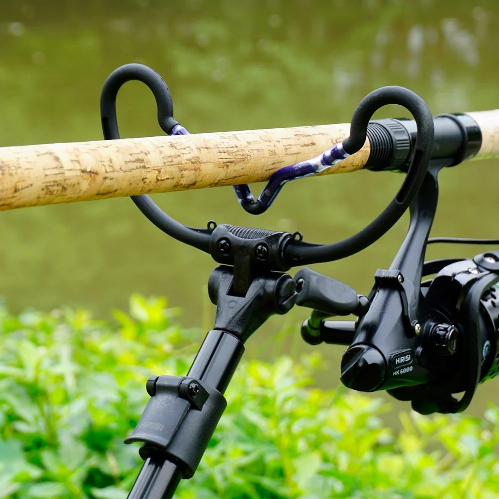 Hirisi AC301 Karpfenangel-Rutengriff aus Gummi mit 3/8-Zoll-Universalgewinde, Rod Pod Bank Stick Zubehör für Großkarpfenangeln – Detail 8