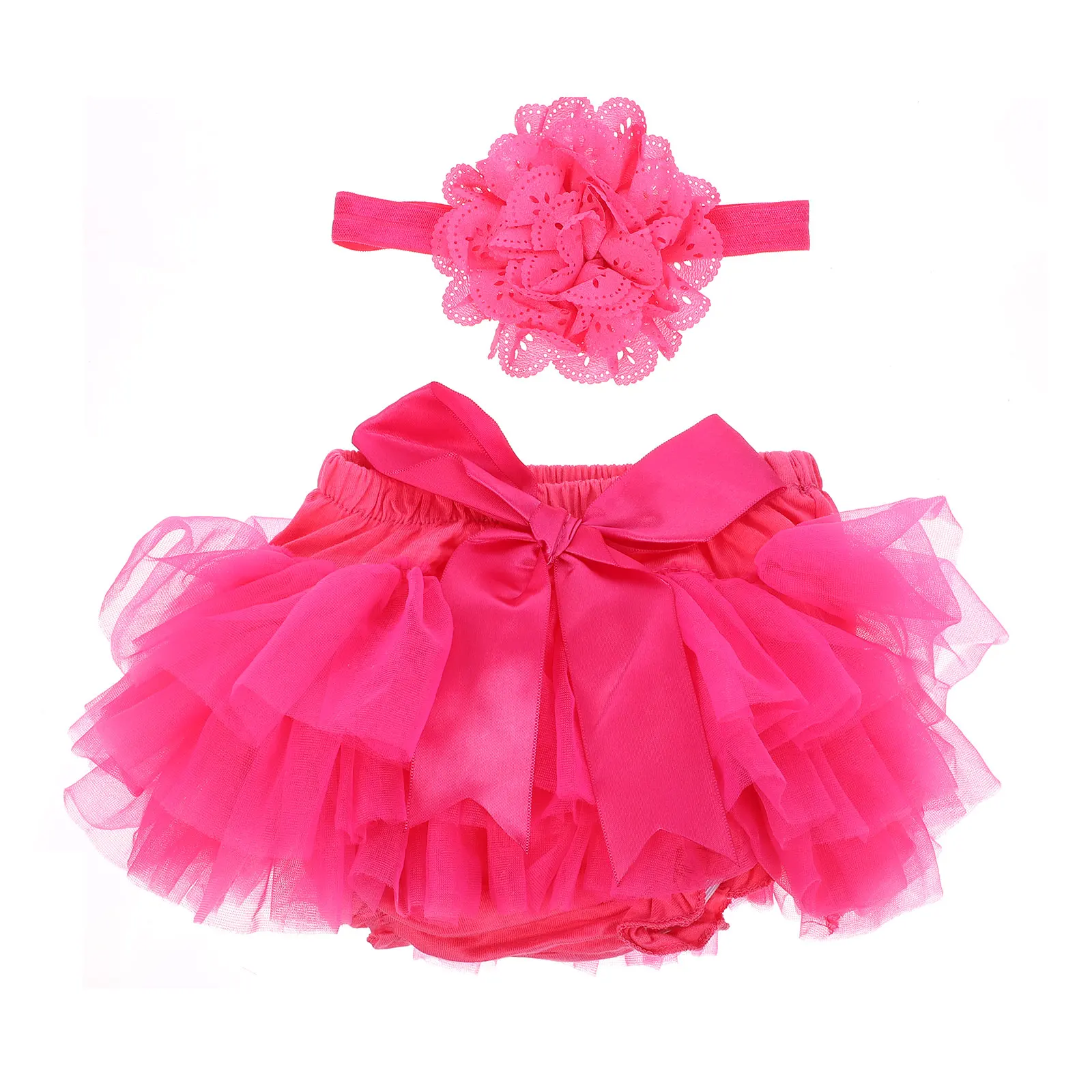 

1pc Children Tutu Skirt Soft Tulle Layers Elastic Waistband Durable Accessories Skirt for Girls Half Skirts