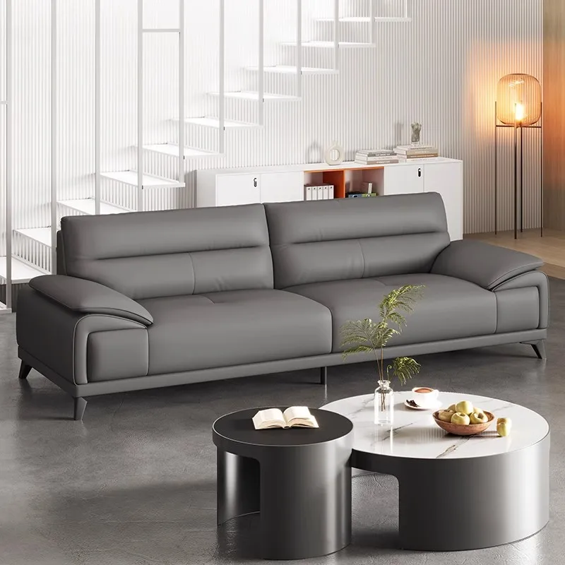Office Sofa Business Simple Three-person Lobby Meeting Living Room Reception Rest Area Office Sofa