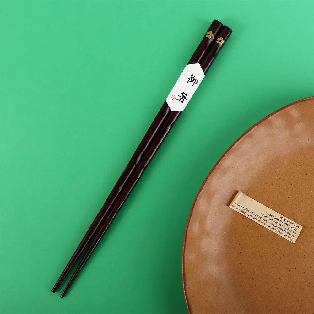 

5pairs Creative Chinese Black Walnut Tortoise Shell Tangent Wooden Chopsticks for Household Gifts Kitchen Utensils Tableware