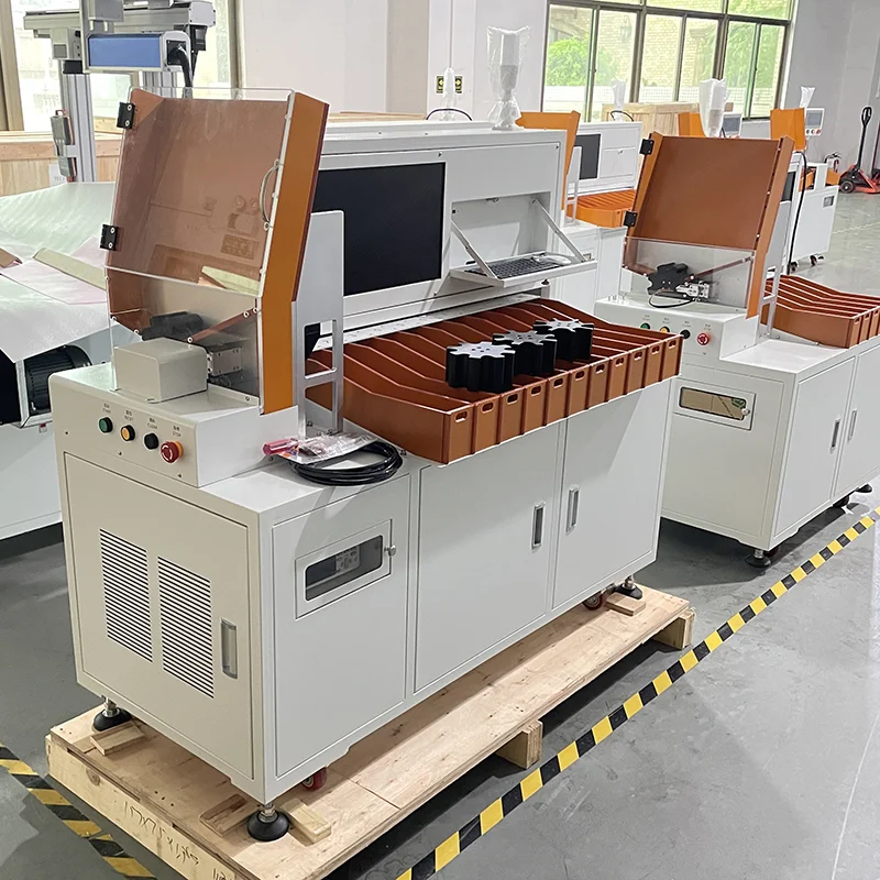 Automatic Cylindrical Battery Selector Equipment Battery Pack IR Voltage Sorting Sorter Machine for 18650 21700 32650 Cell