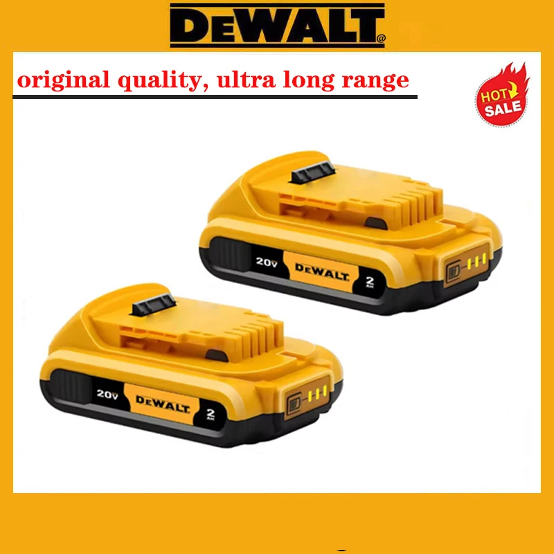 

Genuine Dewalt 20V Battery, 2AH Rechargeable Lithium Ion Battery, Dewalt DCB200 Power Tool Replacement Battery