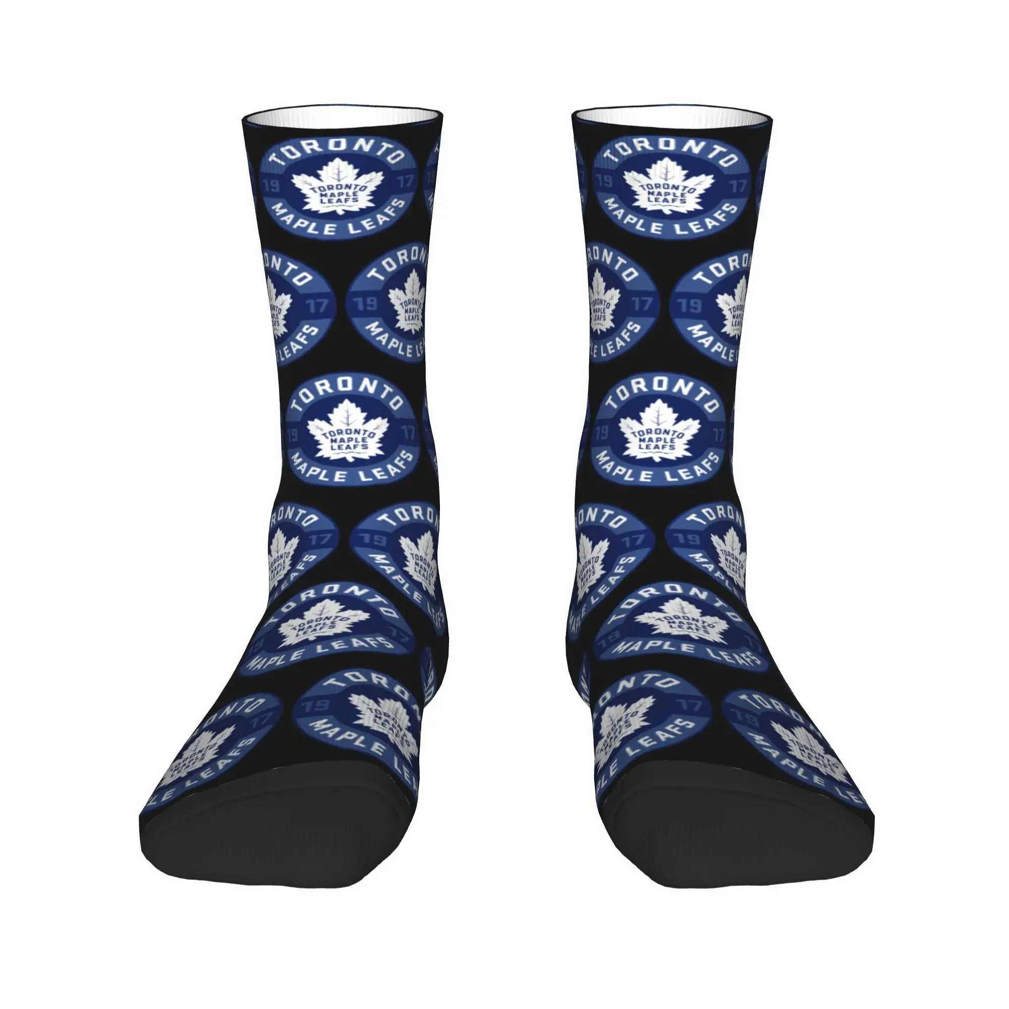 オールシーズントロントメープルリーフスソックス原宿スーパーソフトストッキングクルーソックス男性女性クリスマスギフト