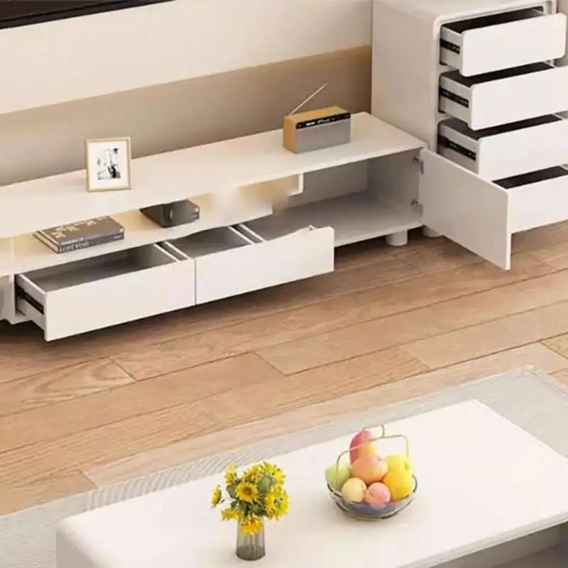 

Glamour Retro Tv Stand Simple Storage Modern Minimalist Display Cabinet Unique Elegant Oturma Odası Dolapları Home Furniture