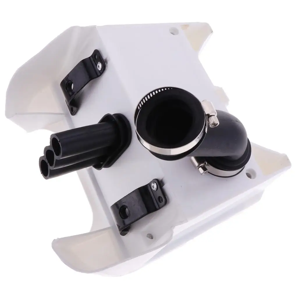 White Platic Motorcycle Air Clean Box Filter Assembly for Yamaha PW80 PY80