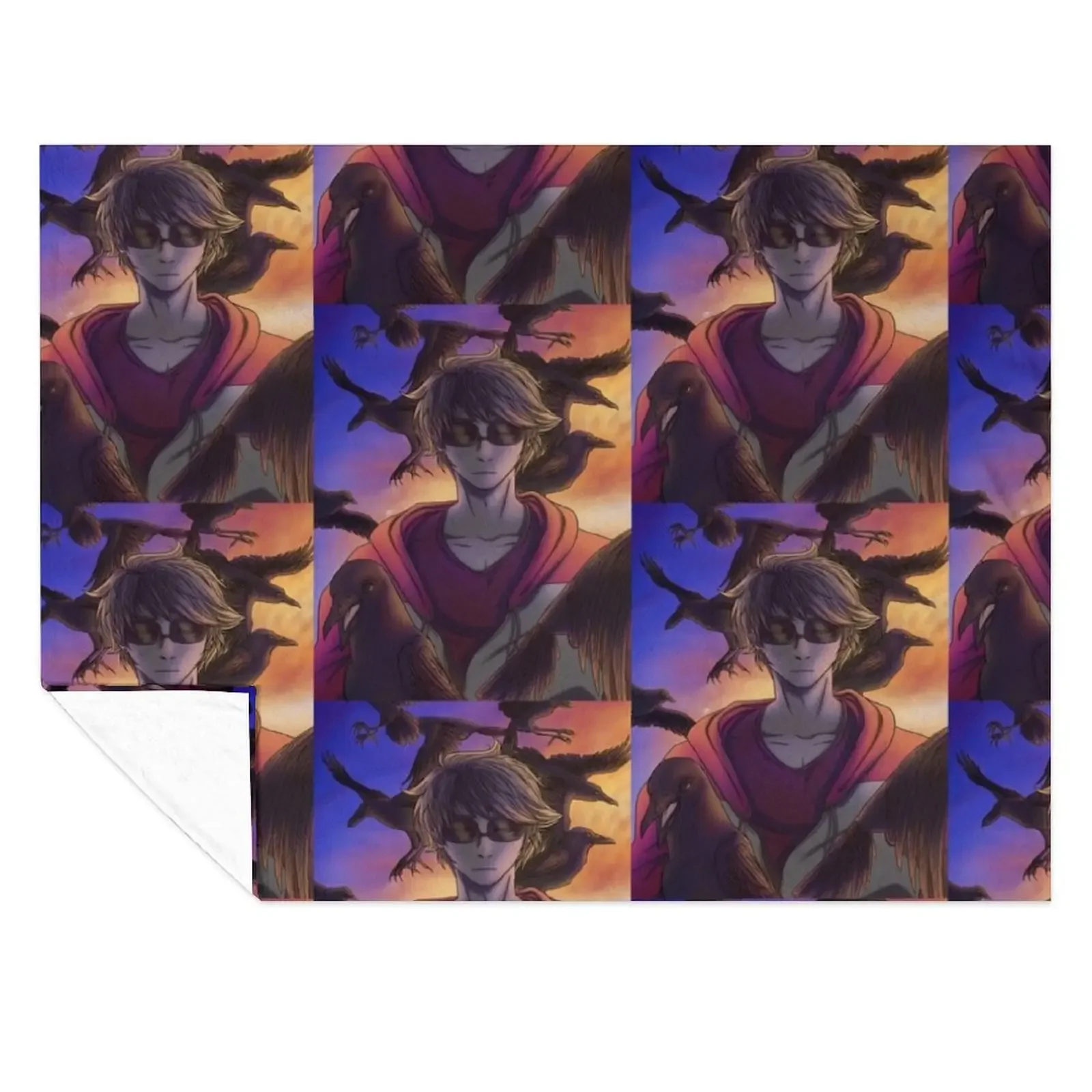 

dave strider-homestuck Throw Blanket Polar Decoratives Plaid Custom Blankets