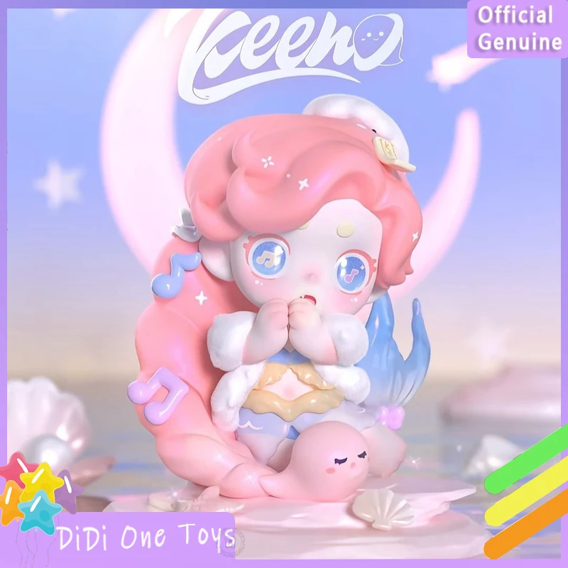 

New Genuine Keeno V3 Wish On The Sea Breeze Series Blind Box Trendy Collection Desktop Ornaments Cute Doll Gifts For Girls