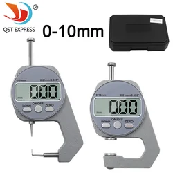 Mini Precise Digital Thickness Gauge Meter Tester Micrometer Thickness Pointed Head 0 - 10 mm