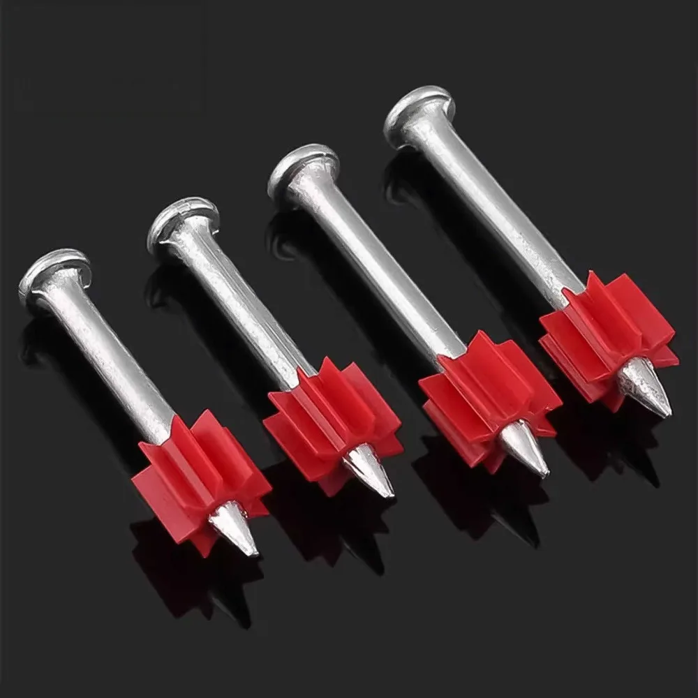 10Pcs High Carbon Steel Hardened Flat Head Concrete Nails Straight Cement Wall Steel Nails L=22-52mm Picture Advertisement