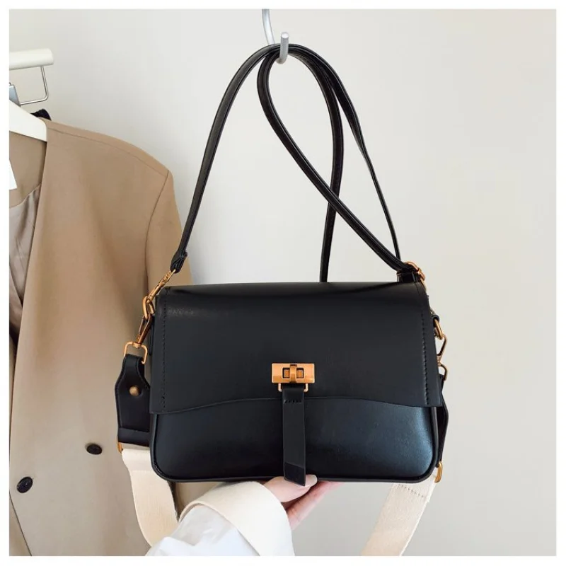 

High-End Luxury Brand Leather Ladies Handbag Famous Designer Fashionable Elegant Vintage Daily Commuter Bag