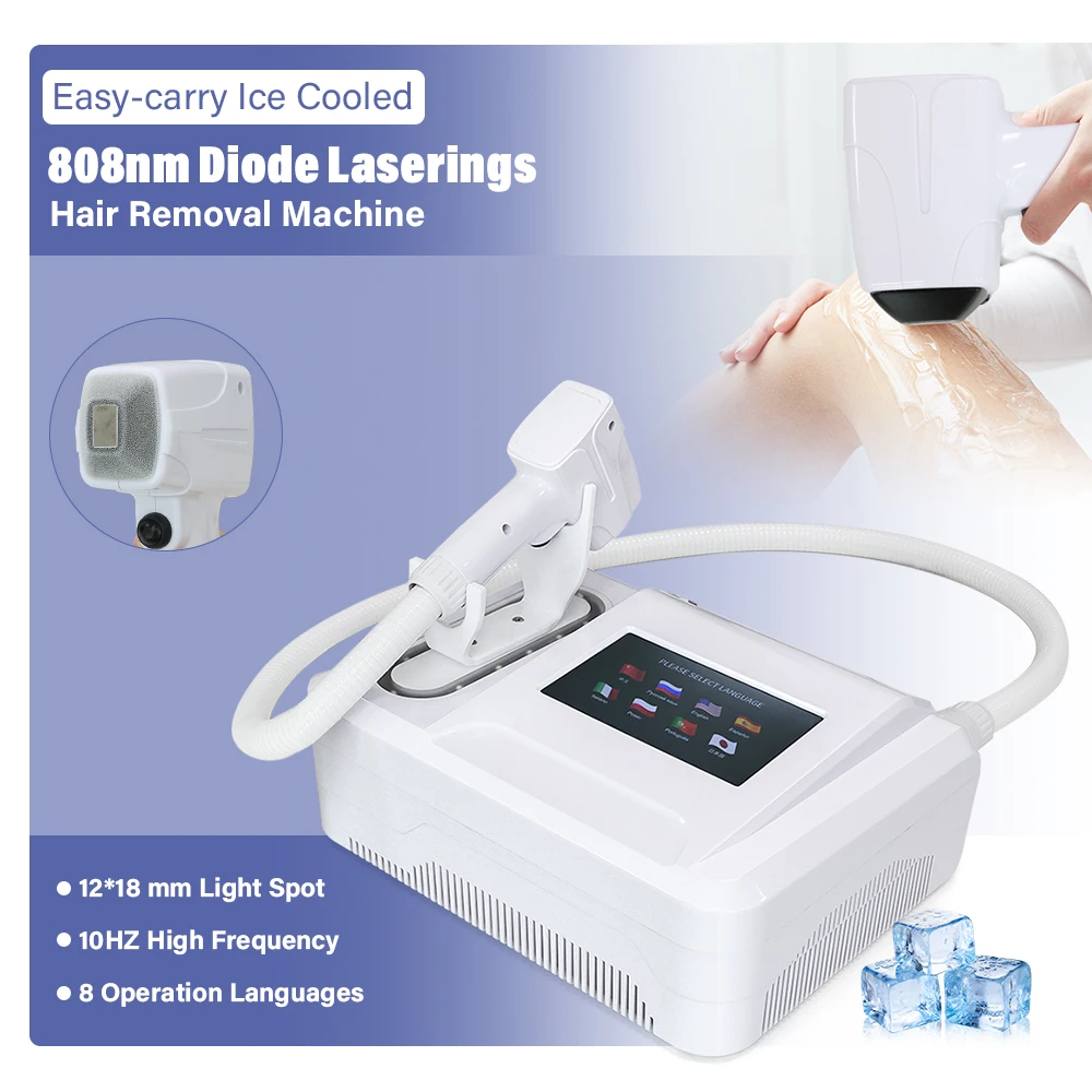 Wholesale Price Portable Easy-carry 808nm Diode Hair Removal Machine Diodo Depilacion for Home Salon
