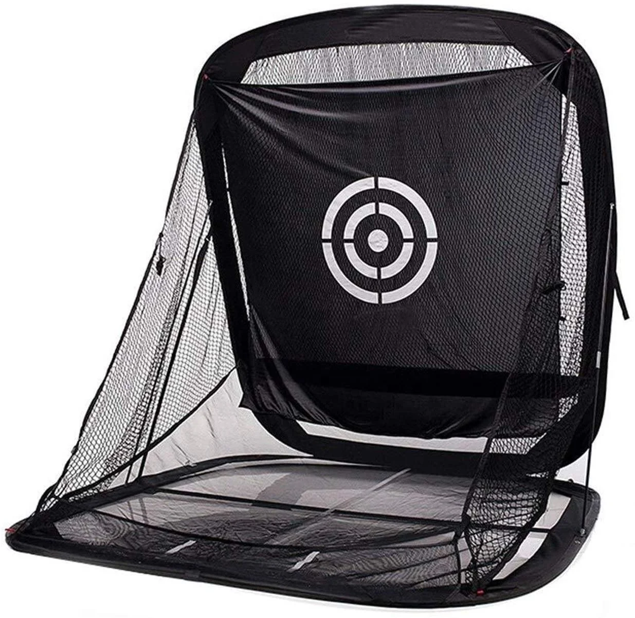 Folding Golf Practice Net, Portable Home Garden Hitting Net, Black, 10x7 Feet, Easy Setup, Durable Polyester, Indoor Outdoor Use - view 3