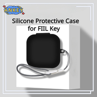 for FIIL Key Protective Case Nylon Lanyard Soft Cover Shells FIILKey Housing Anti Dust Sleeve Hand Rope Strap Accessories