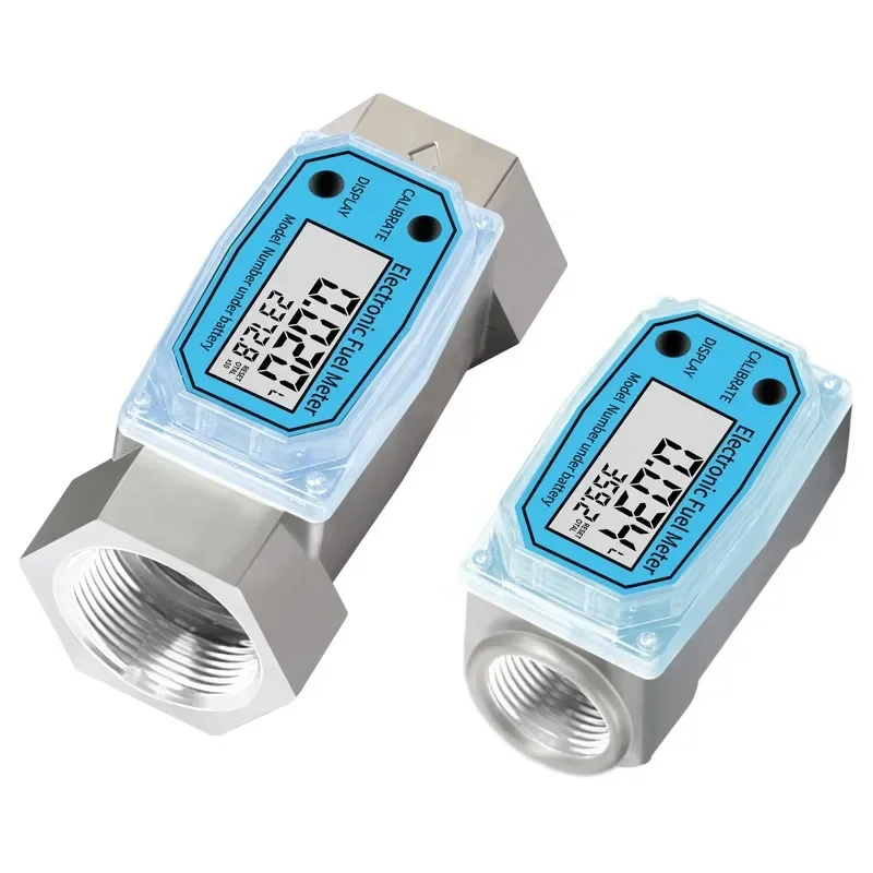 

Electronic turbine flowmeter meter, water diesel liquid 1 inch 1.5 inch 2 inch digital instantaneous flow