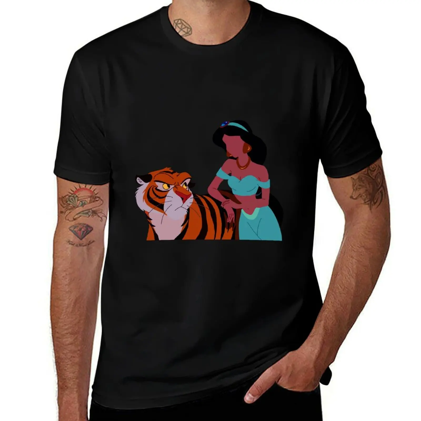 

Princess and Rajah T-Shirt customizeds vintage topping custom t-shirts Men's cotton t-shirt