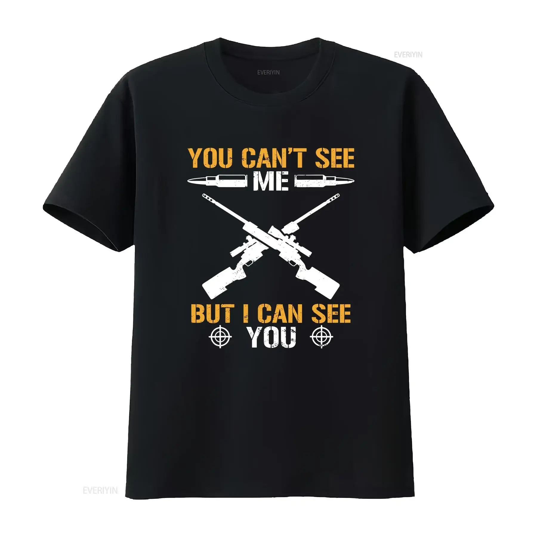 Long Range Shooting Funny Sniper Rifle T Shirt vintage Washed Soft homme Versatile graphic Casual designer clothes Stretched