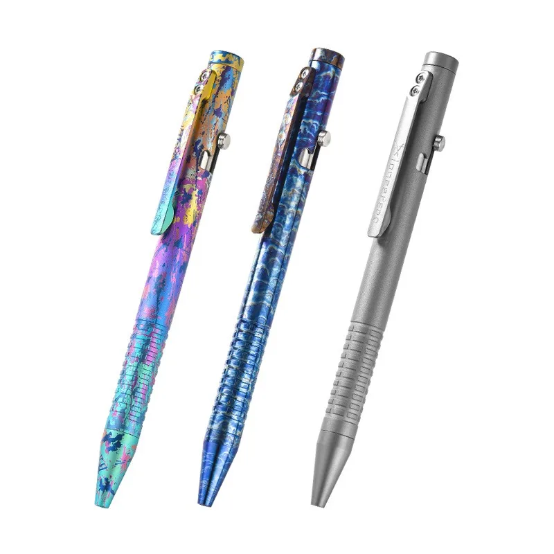 Titanium Alloy Tactical Pen Portable Outdoor Multi-functional Signature Pen Lightweight Business  EDC  Survival Tool