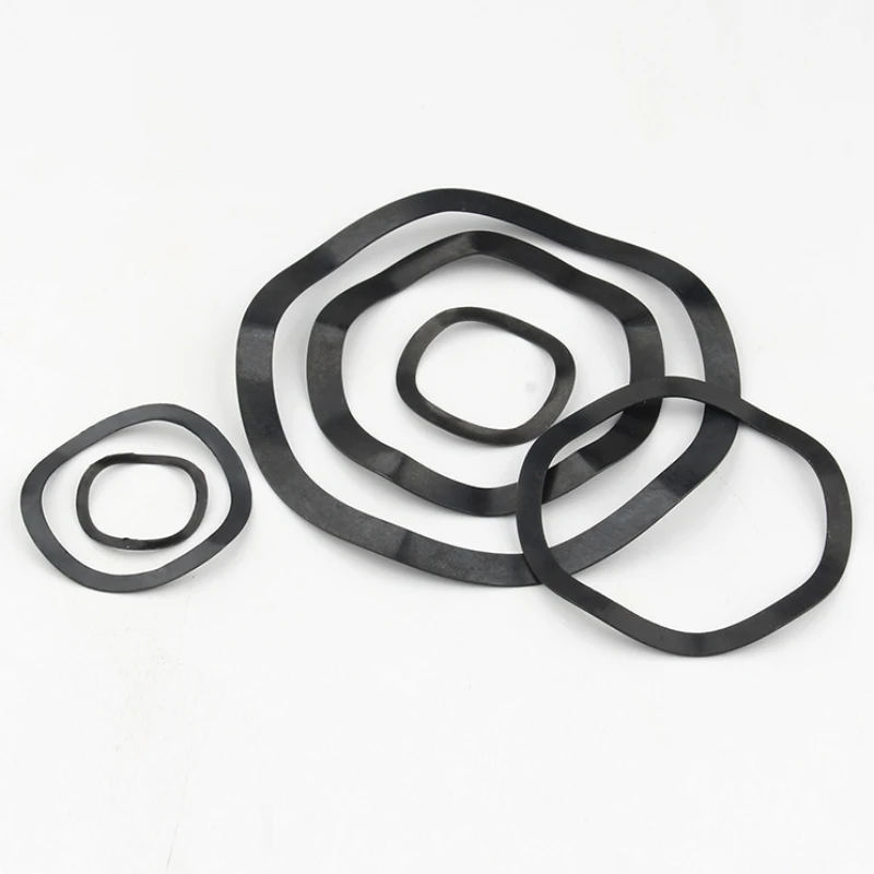 M3 M4 M5 M6 M8 M10 ~M118 Black Steel 65MN Wave Washers Spring Washer  Spring Washer Gasket