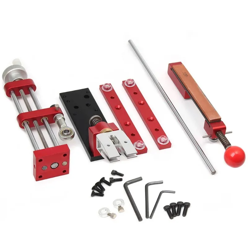 Fixed Angle Sharpening Frame High Precision Knife Sharpener Reversal Clip with Slide Rail Sharpening Woodworking Tool