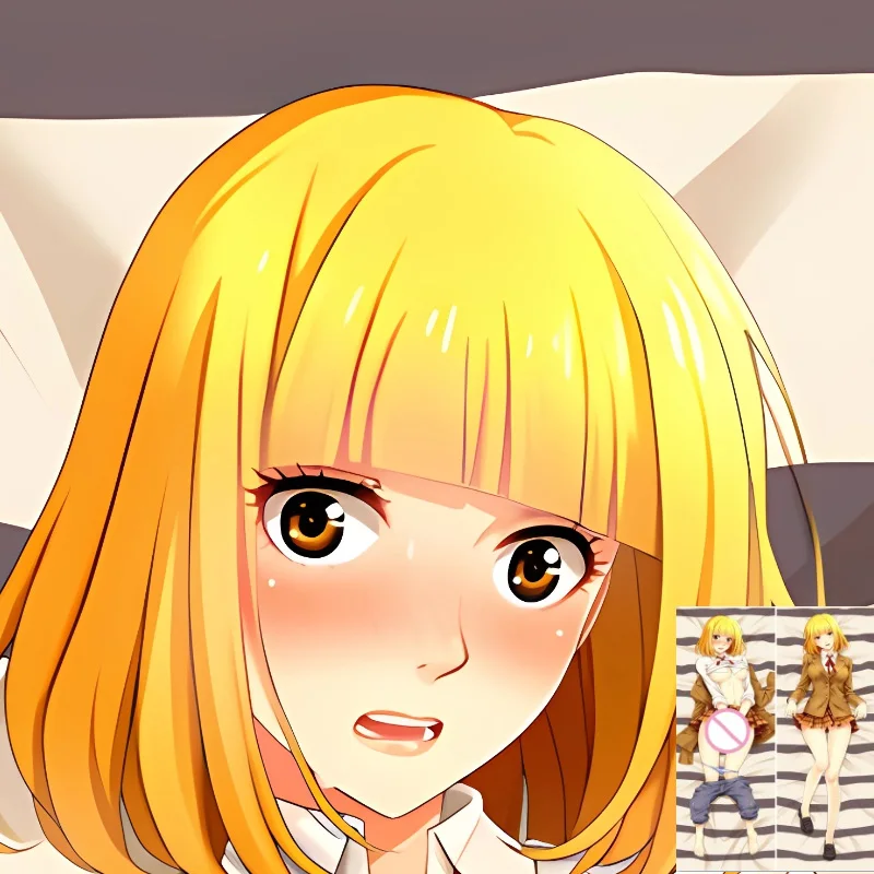 dakimakura-両面プリントの枕カバー抱き枕カバーアニメ緑川花白木メイコ体を抱き締める直接配達
