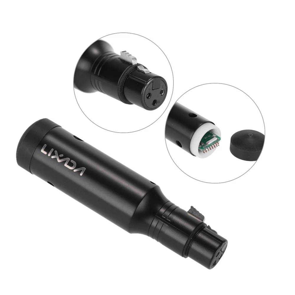 DMX512 قابلة للشحن 2.4G ISM DMX512 اللاسلكية 3 دبابيس أنثى استقبال للمرحلة الاسمية ضوء التحكم عن بعد ملحق لاسلكي #5