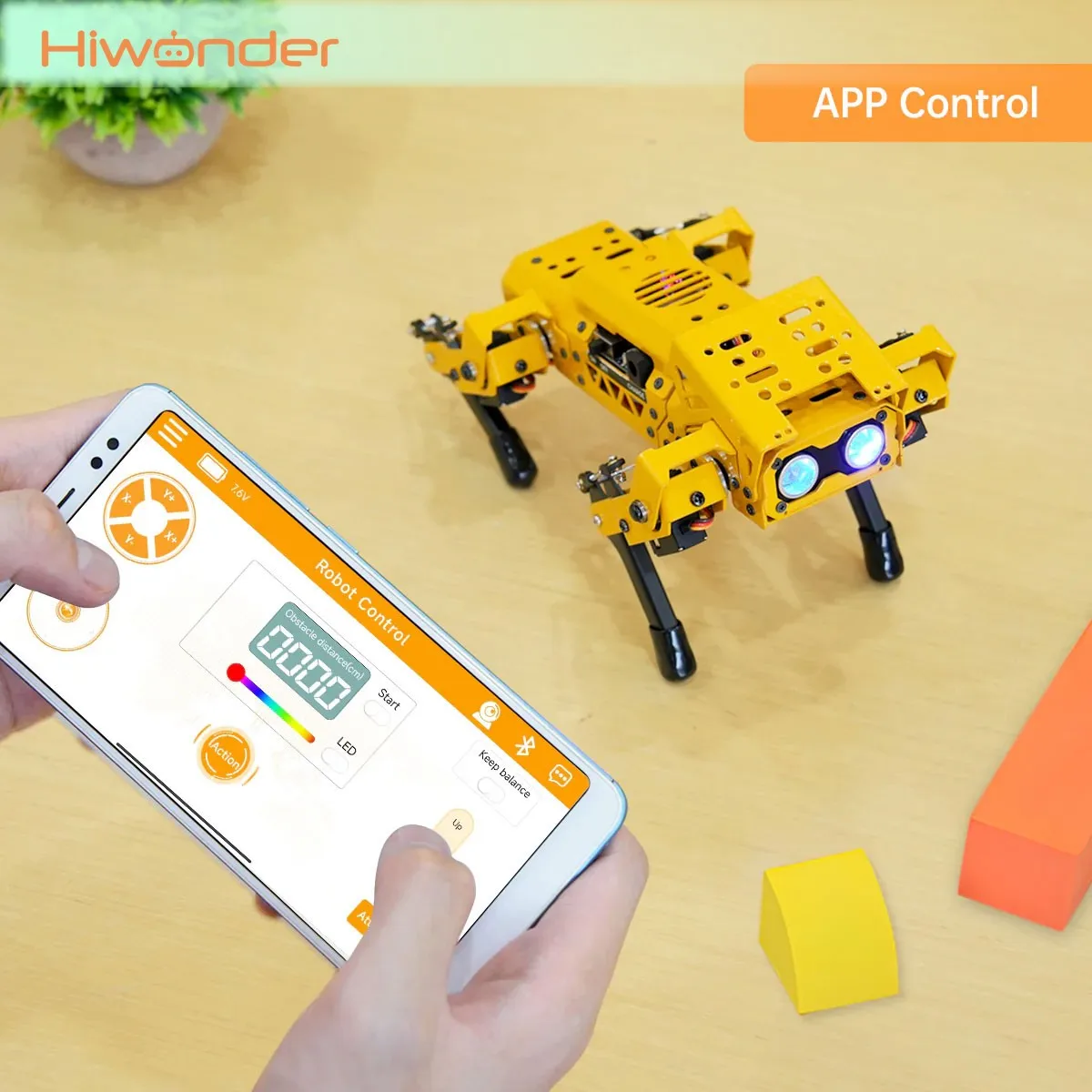 

Hiwonder MechDog ESP32 Quadruped Robot Dog without/ With Vision Module for Programming