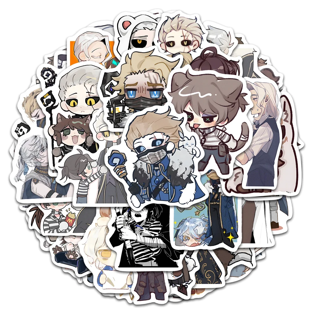 10/64 قطعة أنيمي الهوية الخامس لوكا البلسا ايسوب كارل المحنط ملصقات DIY بها بنفسك دفتر الهاتف سكيت الغيتار الديكور هدية #6