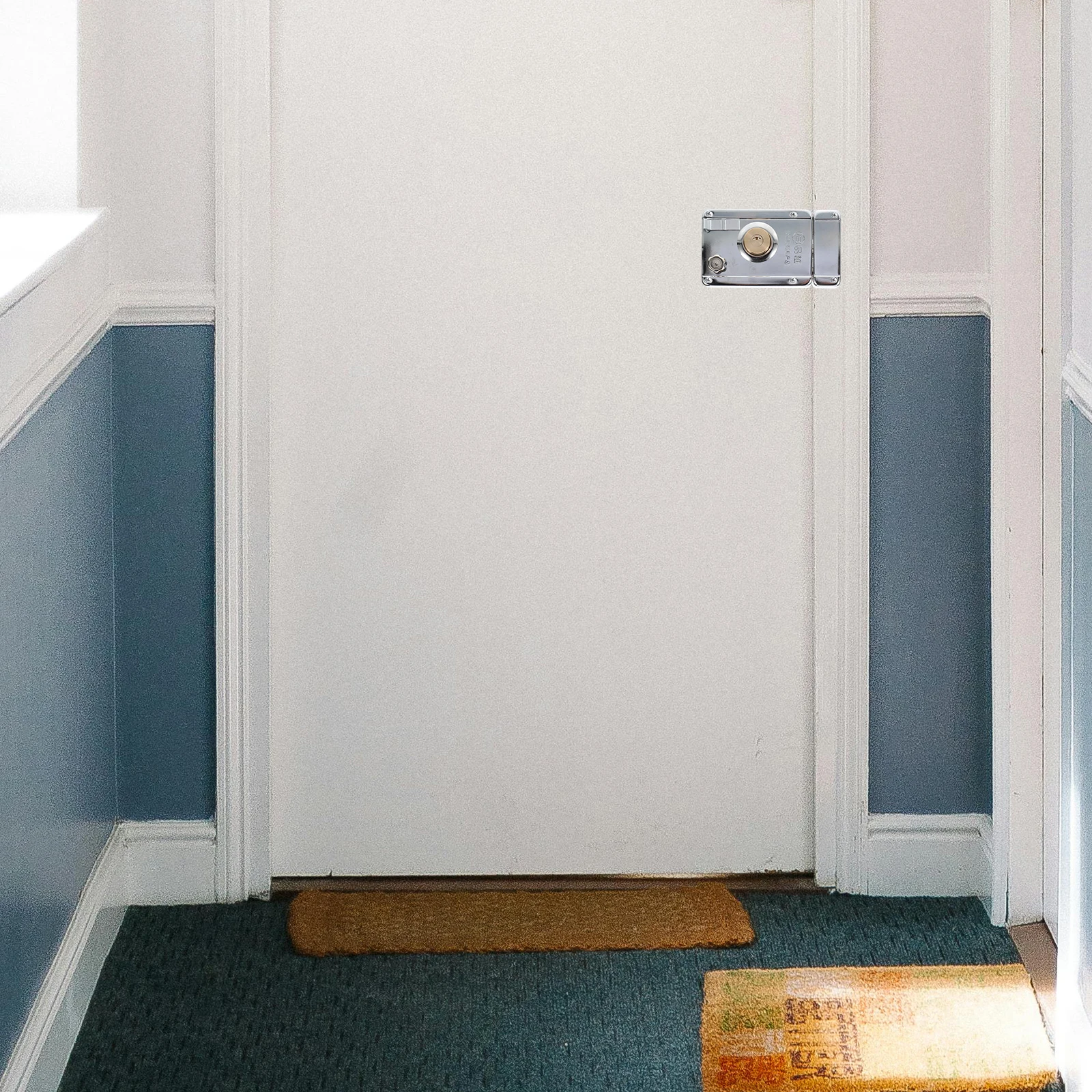 

Indoor Door Stainless Steel Bedroom Security Anti Theft Deadbolt Left Side Moon Design Metal Lock For Door Lock Set