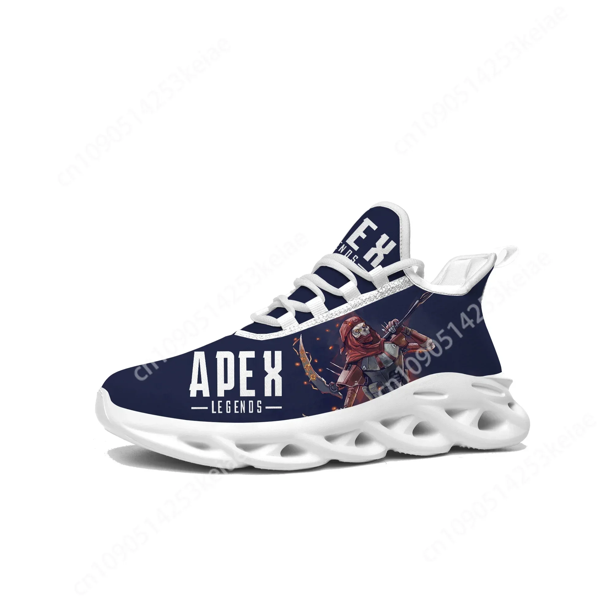 Juego de dibujos animados Apex Legends Revenant zapatillas de deporte para hombre y mujer, zapatillas deportivas para correr para adolescentes, zapatos con cordones personalizados de alta calidad