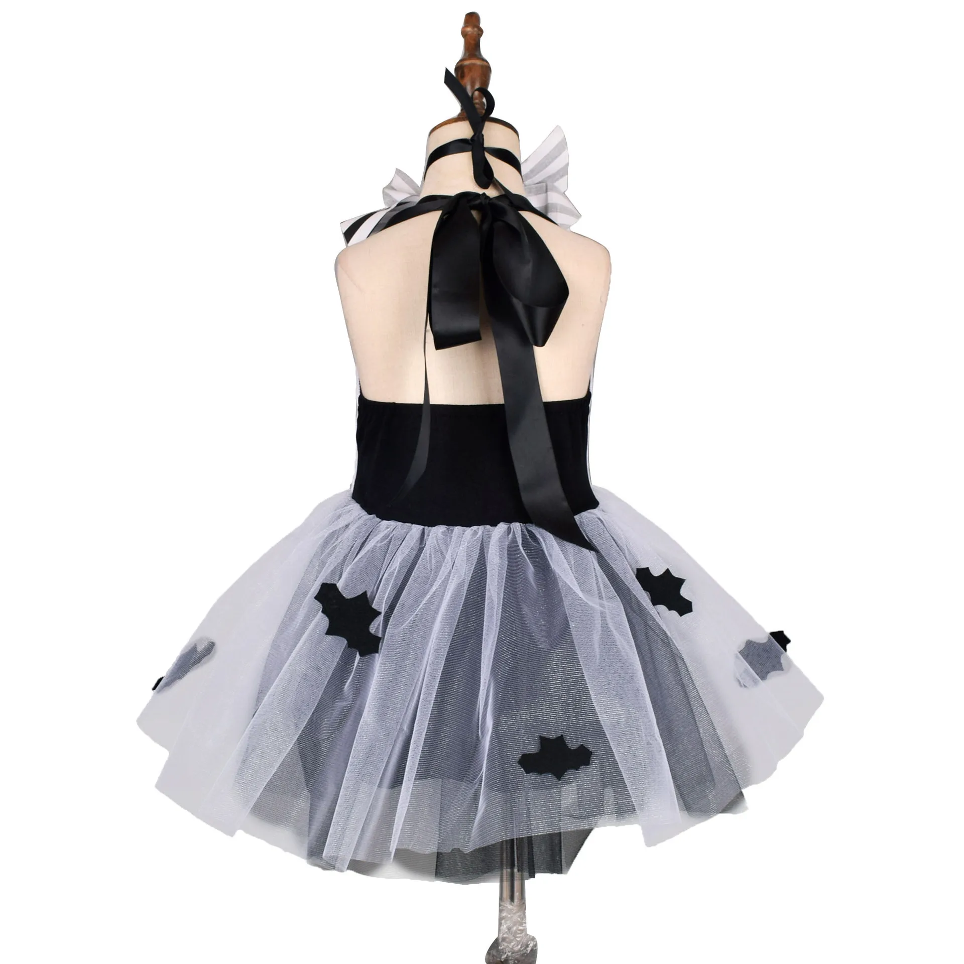 Halloween Jack Cosplay Tutu kostiumy dla dzieci dzieci Cartoon Horror zabójca ubrania Halloween Tutu sukienki zestaw dla dziewczynek