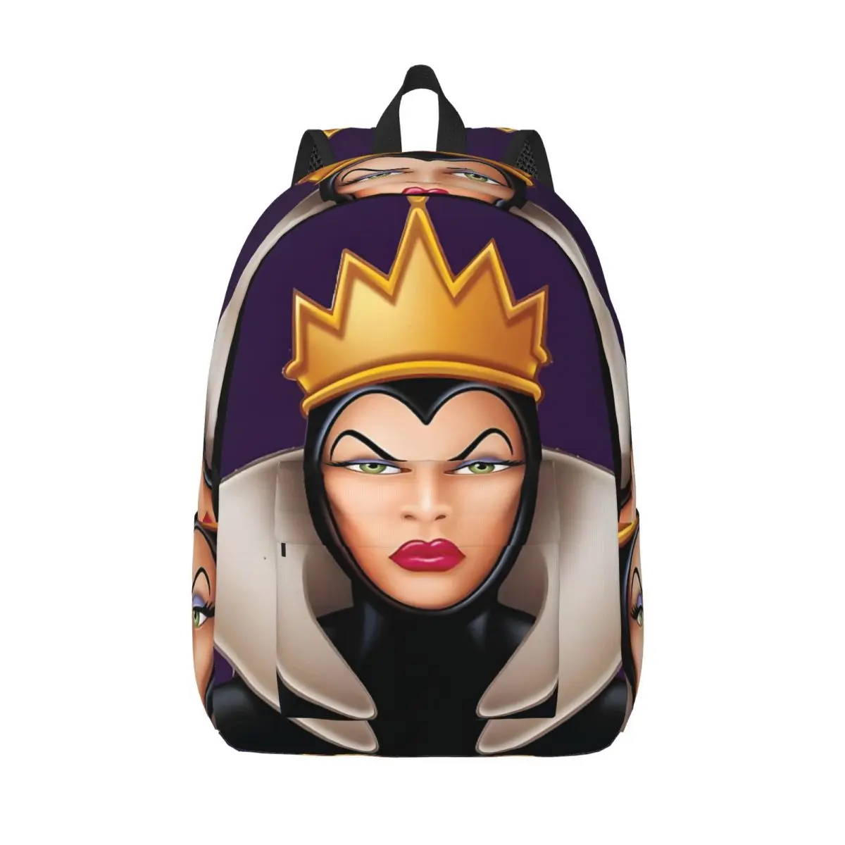 Campus Evil Queen Snow White Zipper Closure Daily Disney Children\'s Bags Teenager Laptop Bag Birthday