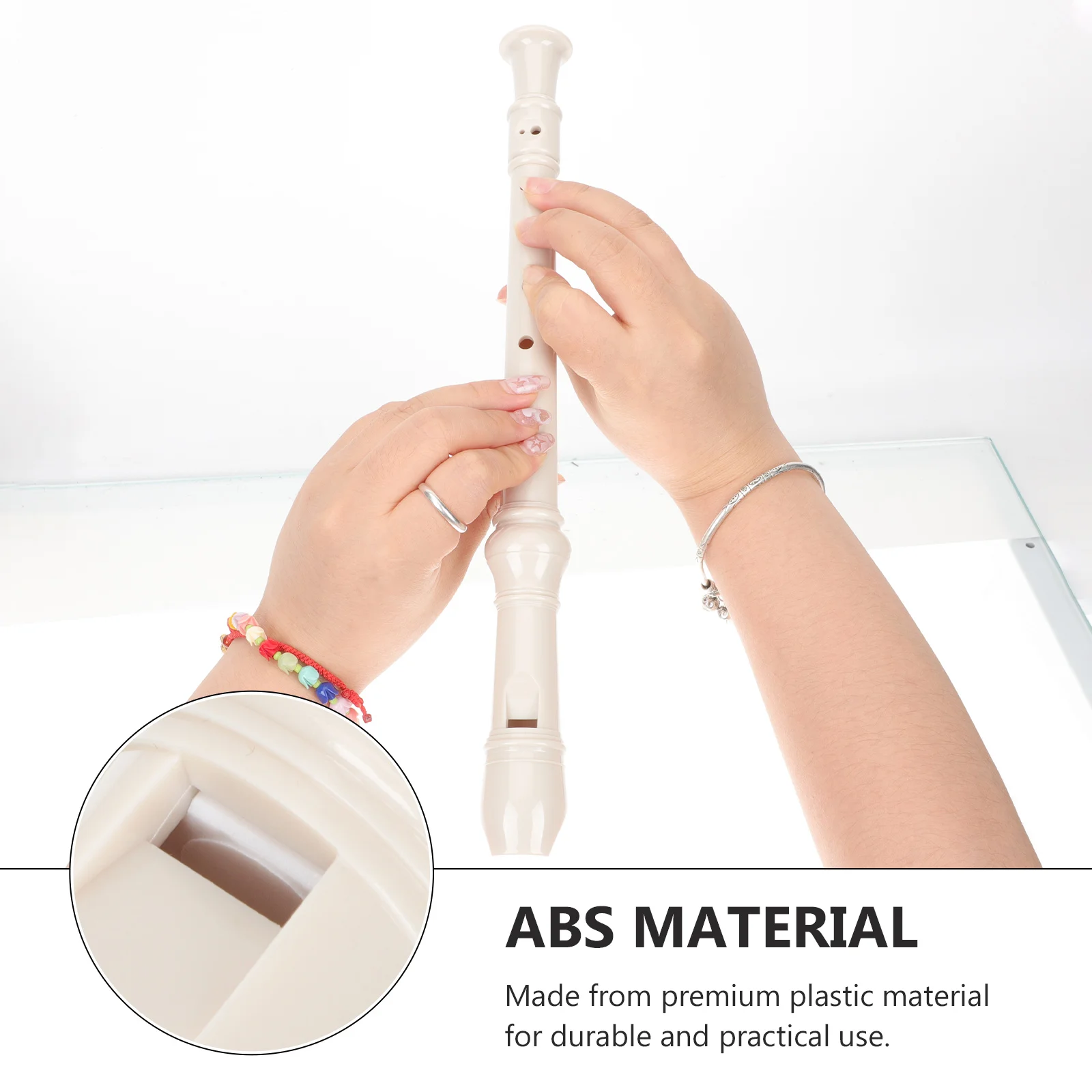 

1 set 1 Set 8-Hole Student Practice Clarinet Professional Plastic Clarinet For s Lightweight Compact Beginner Wind Instrument