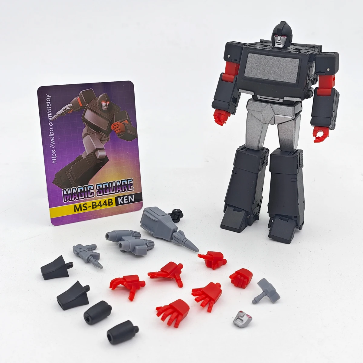 Magic Square Transformation MS-TOYS MS-B44B Ken Dark Ironhide Mini G1 Action Figure หุ่นยนต์ของเล่น