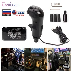 New PC USB High Low Gear Simulator Shifter Knob Gearshift Knob For Logitech G923 G29 G27 G25 TH8A For ATS ETS2 Truck Games HB043